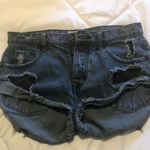 One Teaspoon Jean Shorts - Size 27